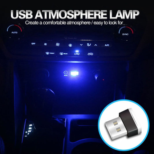 Close-up of mini USB LED light unit