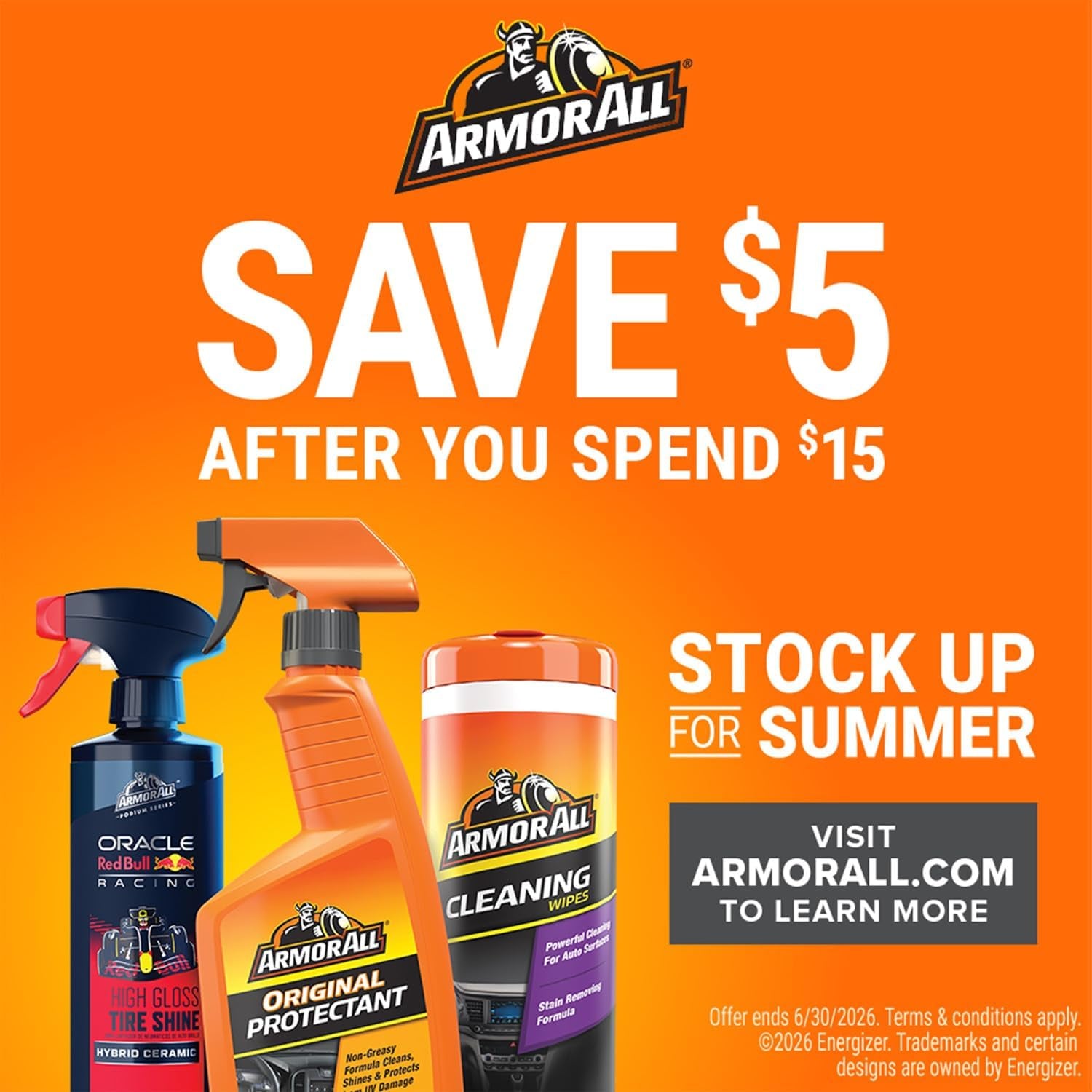 Armor All Leather Cleaner and Beeswax Care Spray for Automotive Use, 16 Oz Each