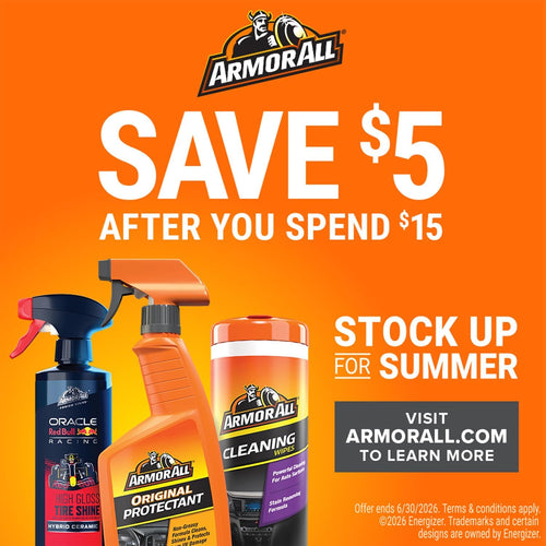 Armor All Leather Cleaner and Beeswax Care Spray for Automotive Use, 16 Oz Each