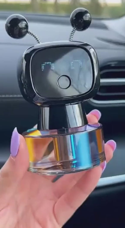 Smart Car Air Freshener – AI Rechargeable Aroma Diffuser with Smart Eyes